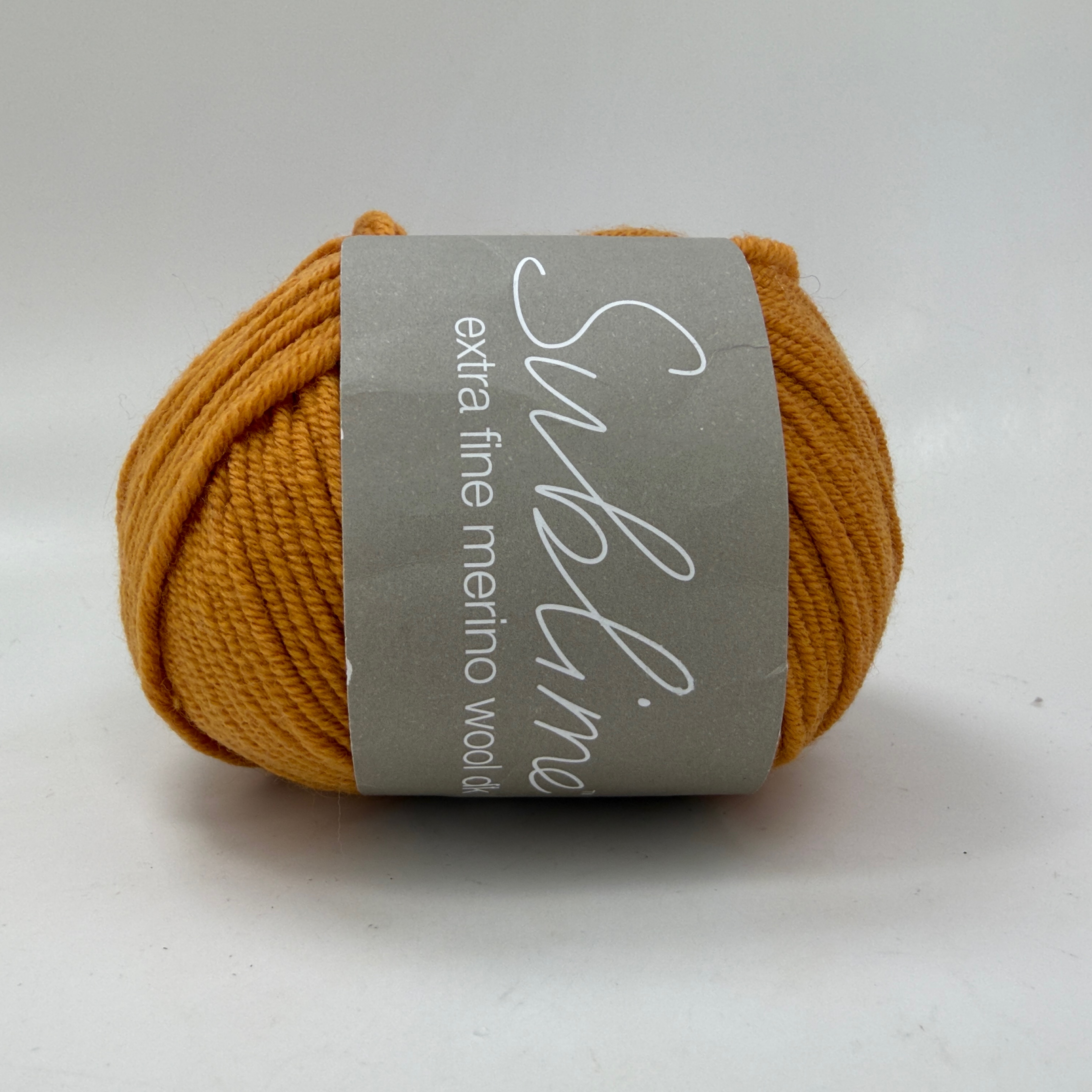 Sublime Extra Fine Merino Wool DK Yarn 50g 127 Yds Shade 0224 Mustard Gold Italy