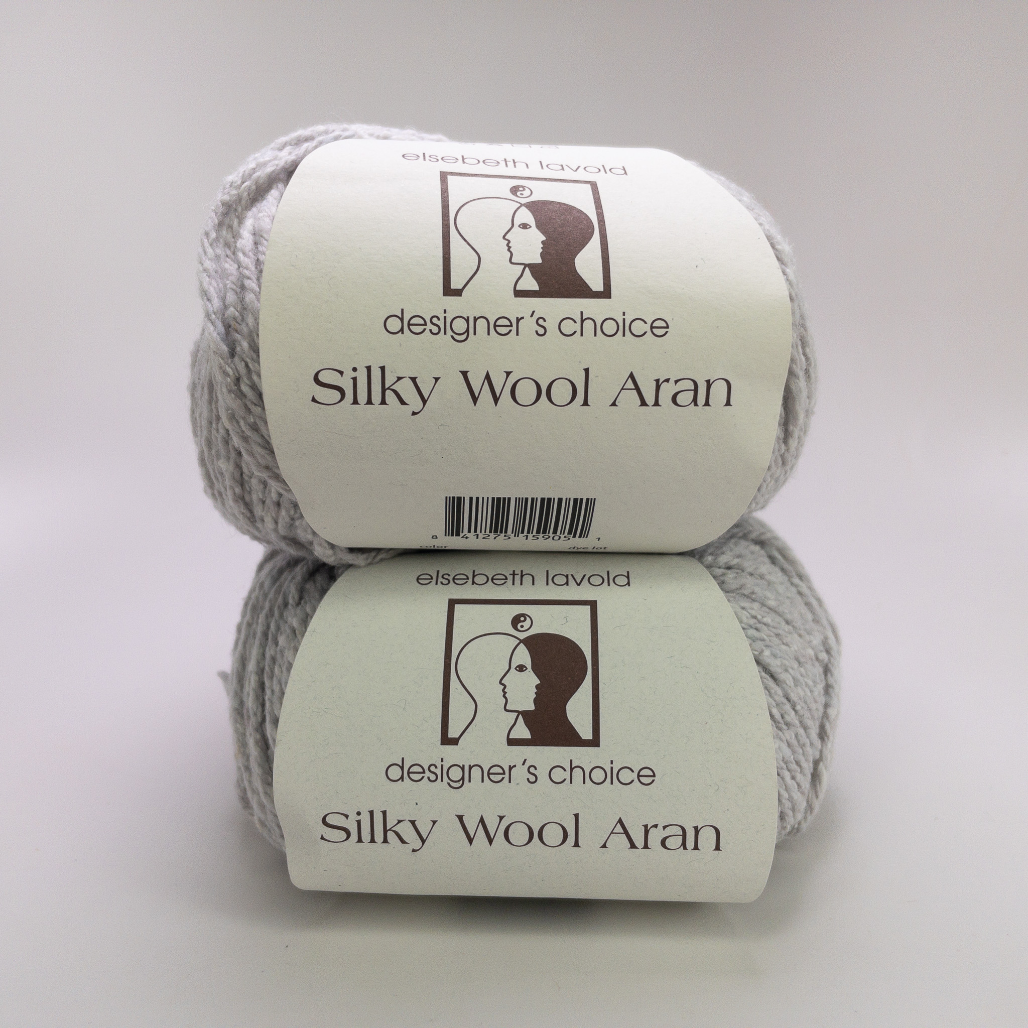 Elsebeth Lavold Silky Wool Aran Yarn Lot of 2 Cornerstone 1017 Matched Dye Lot