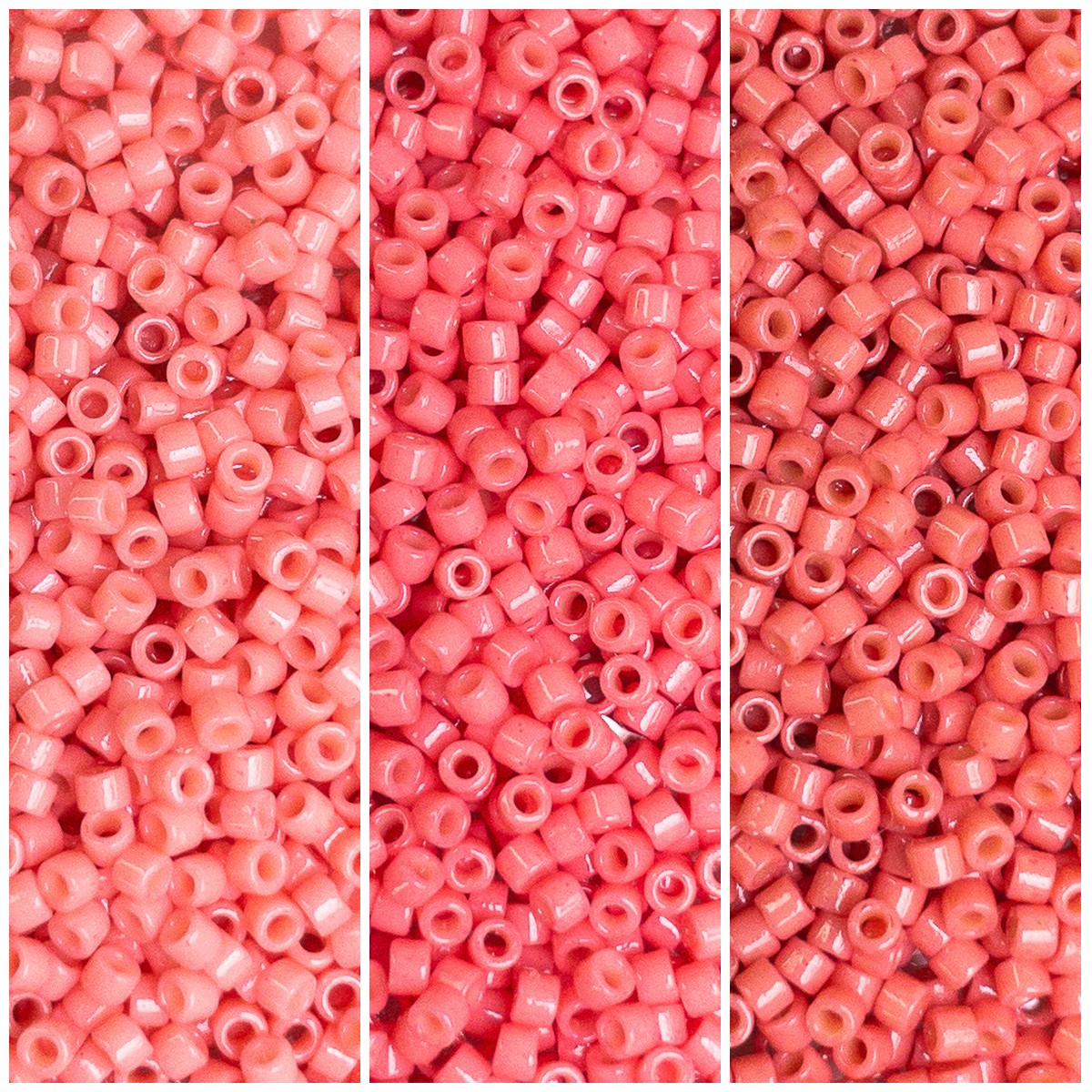 Miyuki Delica 11/0 Duracoat Opaque Lychee (Collection DB2113, DB2115, DB2114