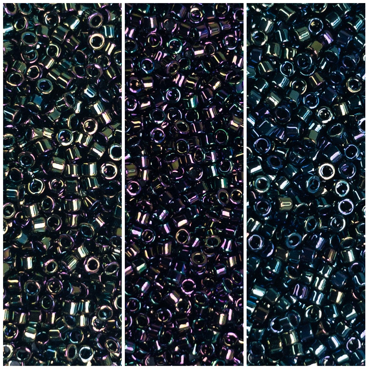 Miyuki Delica 11/0 Blue Iris Collection DB003, DB004, DB002