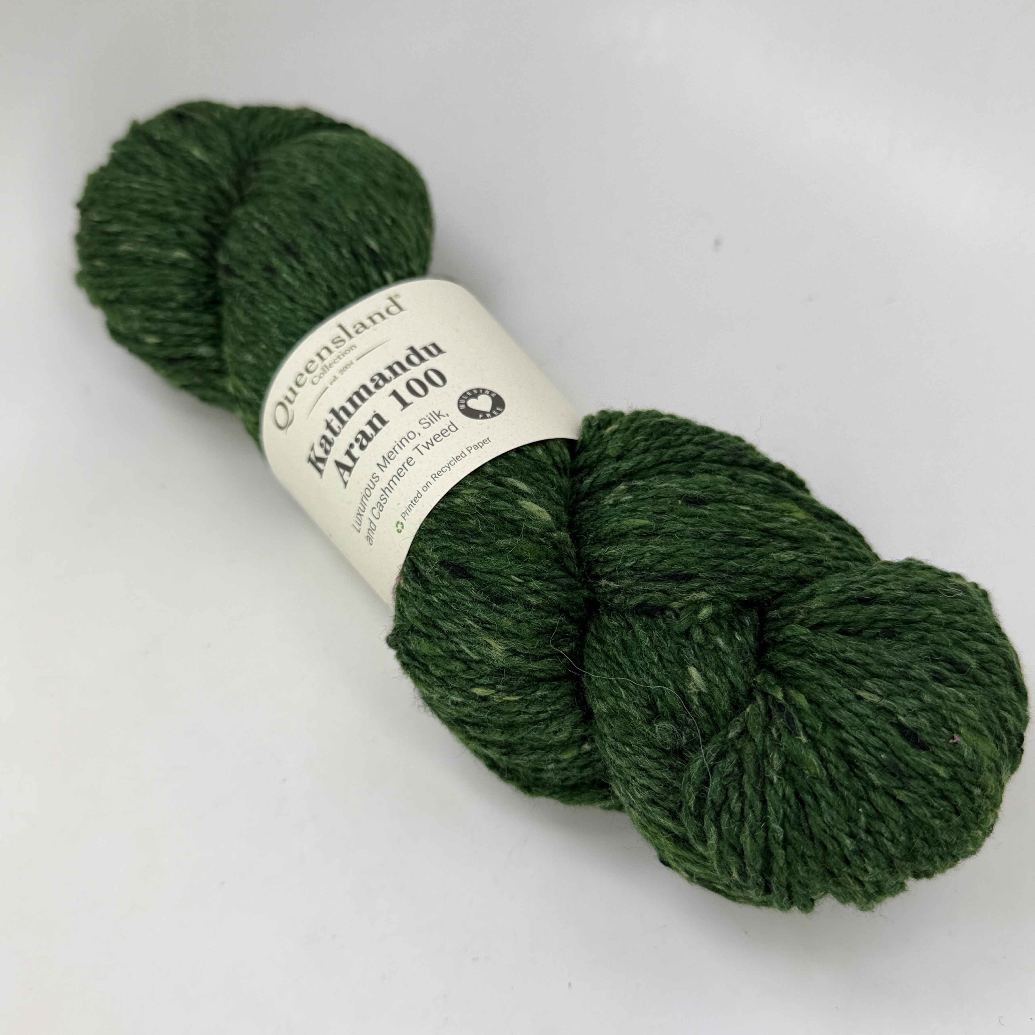 Queensland Collection Kathmandu Aran 100 Yarn Color 08 Hunter Green 100g Skein