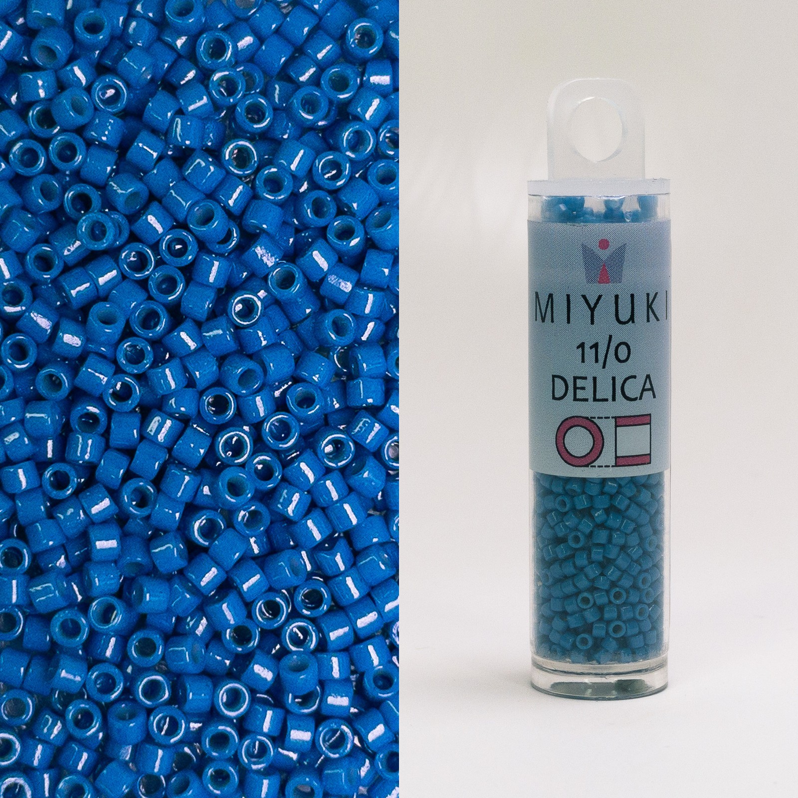 Miyuki Delica 11/0 Duracoat Opaque Juniper Berry DB2135 7.2g Tube