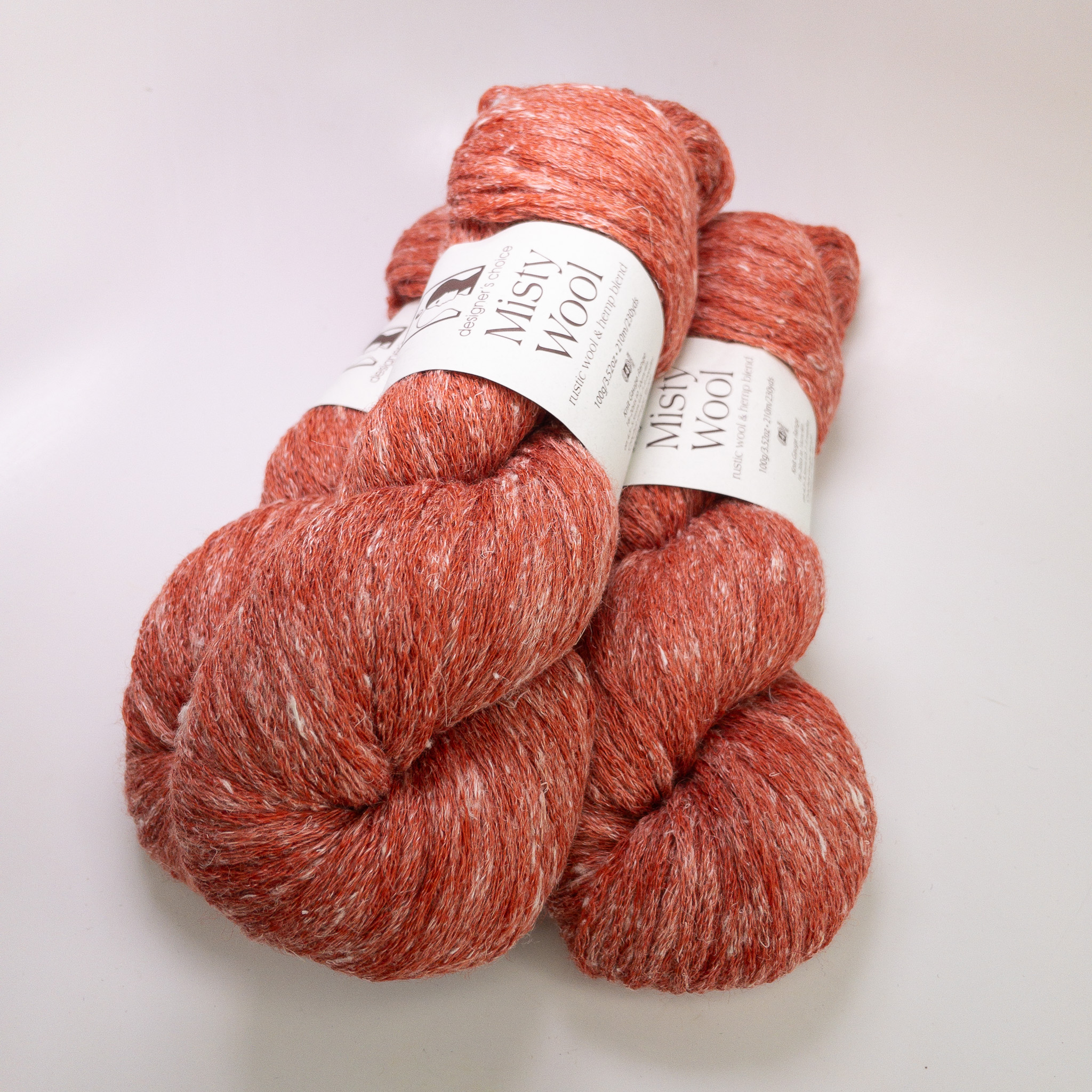 Elsebeth Lavold Misty Wool Yarn Lot of 3 Skeins Scarlet Red Dye Lot 69 Matched