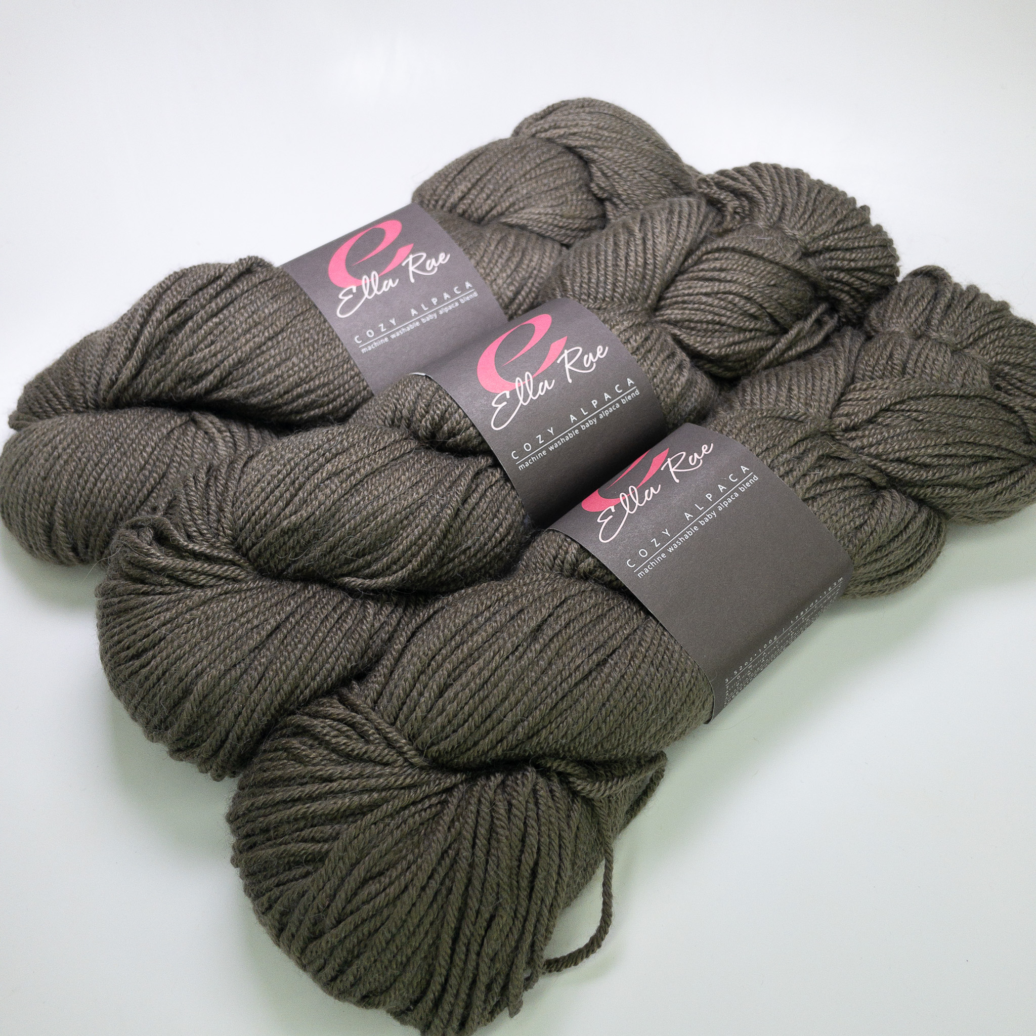 Ella Rae Cozy Alpaca Yarn 14 Lot of 3 Machine Washable Alpaca