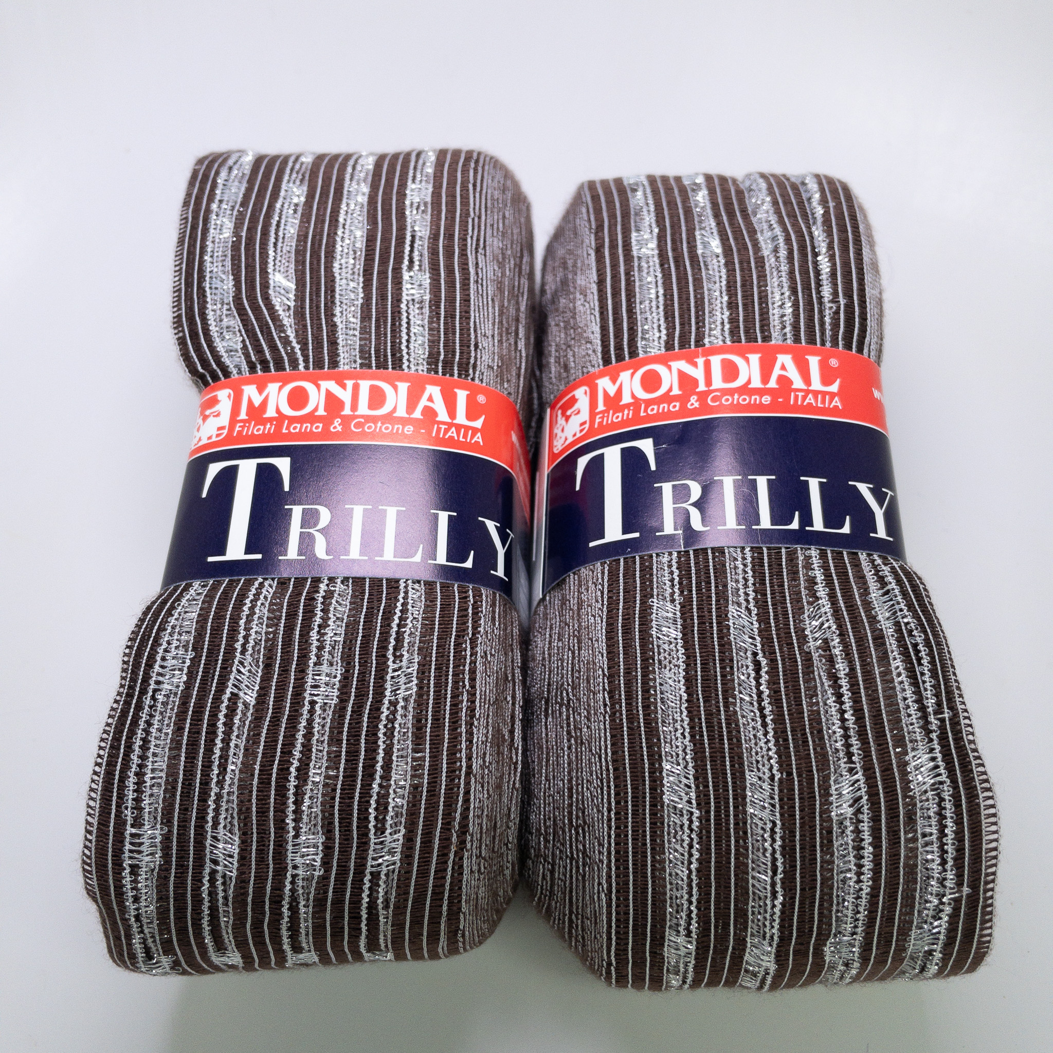 Mondial Trilly Ruffle Scarf Ribbon Yarn 0821 Lot of 2